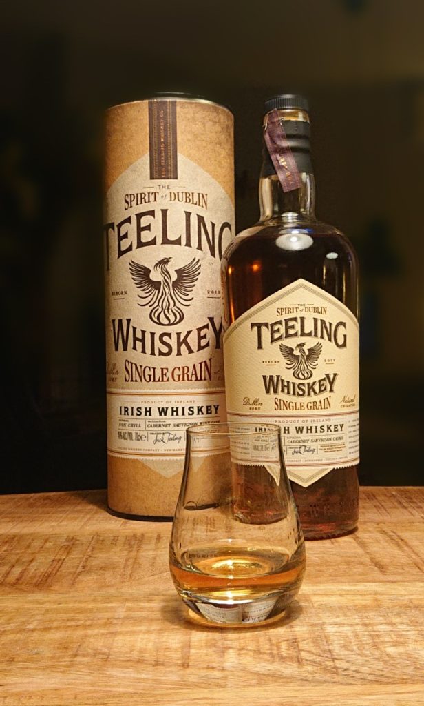 Teeling Single grain Cabernet Sauvignon wine casks