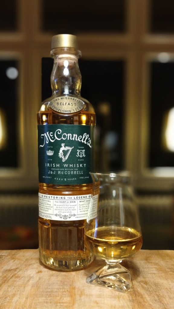 McConnell’s Irish whisky 5 years old